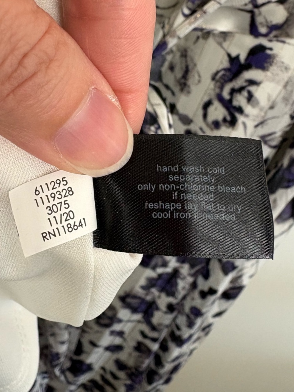 Lane Bryant White & Purple Floral Pleated Midi Dress size 18 from 2020 boho - Picture 8 of 15